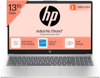 HP (B61ZA) 15-fd0467TU (B61ZA) Laptop (15.6 Inch | Core i5 13th Gen | 16 GB | Windows 11 | 512 GB SSD)