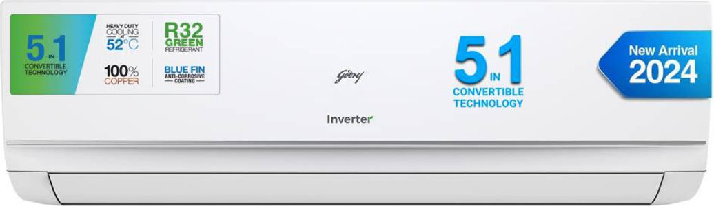 Godrej EI 12TINV3R32 WWK 1 Ton 3 Star Inverter Air Conditioners Air Conditioner