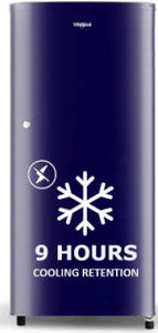 Whirlpool 205 WDE CLS 3S Sapphire Blue-Z 184 L 3 Star Direct Cool Single Door Refrigerator