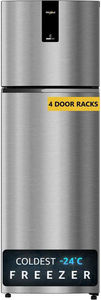 Whirlpool NEO DF278 PRM Radiant Steel(2S)-TL 235 L 2 Star Inverter Frost Free Double Door Refrigerator