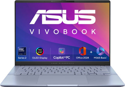 ASUS VivoBook S14 OLED S5406SA-QD094WS Laptop (14 Inch | Core Ultra 7 Series 2 | 16 GB | Windows 11 | 512 GB SSD)