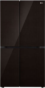 LG GL-B257DLN3 650 L 3 Star Side By Side Door Refrigerator