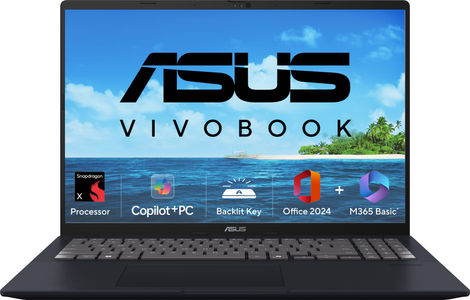 ASUS VivoBook 16 X1607QA-MB049WS Laptop (16 Inch | Qualcomm Snapdragon Octa Core | 16 GB | Windows 11 | 512 GB SSD)