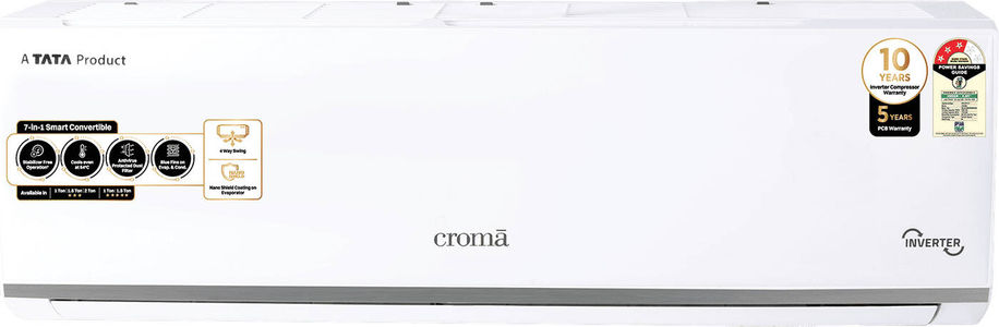 Croma CRLA012IND283266 1 Ton 3 Star Inverter Split Air Conditioner