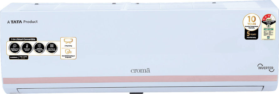 Croma CRLA012IND283264 1 Ton 3 Star Inverter Split Air Conditioner