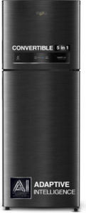 Whirlpool IF INV CNV 455 Steel Onyx (2S)-Z 411 L 2 Star Inverter Frost Free Double Door Refrigerator