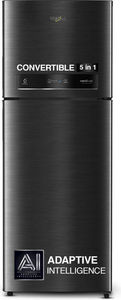 Whirlpool IF INV CNV 455 Steel Onyx (2S)-Z 411 L 2 Star Inverter Frost Free Double Door Refrigerator