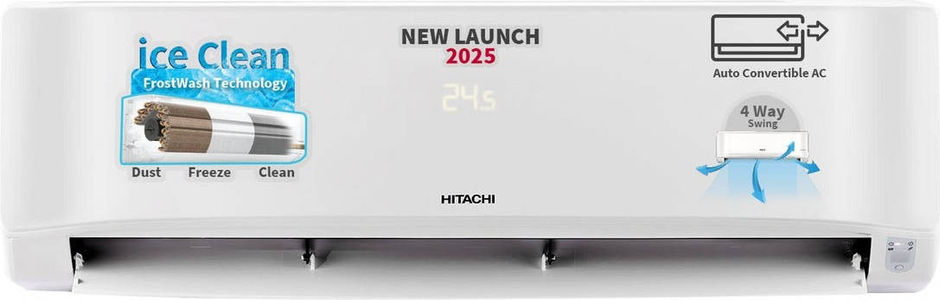 Hitachi RAS.B222PCAIBA1 1.8 Ton 2 Star Air Conditioners Air Conditioner