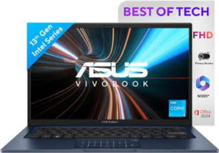 ASUS VivoBook 14 X1404VA-NK760WS Laptop (14 Inch | Core i3 13th Gen | 8 GB | Windows 11 | 512 GB SSD)