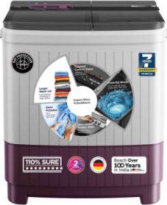 Bosch 8.5 Kg Semi Automatic Top Load Washing Machine (WJP854V0IN)