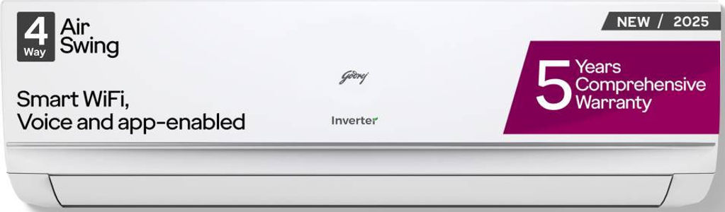 Godrej EI 12TINV3R32 WYQ IOT 1 Ton 3 Star Inverter Air Conditioners Air Conditioner