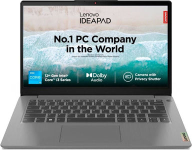 Lenovo IdeaPad 3 14IAU7 (82RJ00G0IN) Laptop (14 Inch | Core i3 12th Gen | 8 GB | Windows 11 | 512 GB SSD)