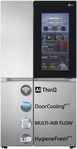 LG GL-Q257BBSX 655 L Inverter Frost Free Side By Side Door Refrigerator