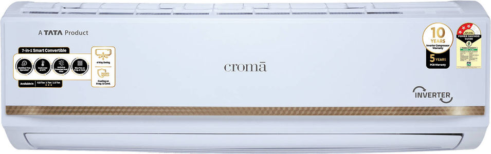 Croma CRLA018IND170286 1.5 Ton 3 Star Inverter Split Air Conditioner