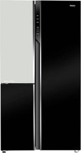 Haier HRT-683KWGU1 598 L 3 Star Inverter Frost Free Side By Side Door Refrigerator