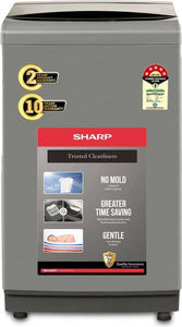 Sharp 9 Kg Fully Automatic Top Load Washing Machine (ES-T90N-GY)