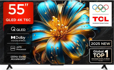TCL 55T6C 55 inch UHD Smart QLED TV