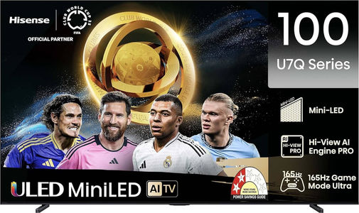 Hisense 100U7Q 100 inch UHD Smart QLED Mini LED TV