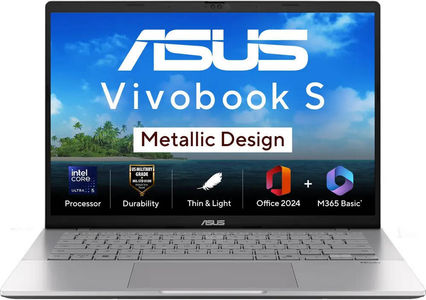 ASUS VivoBook S14 S3407CA-LY060WS Laptop (14 Inch | Core Ultra 5 Series 2 | 16 GB | Windows 11 | 512 GB SSD)