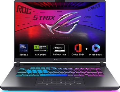 ASUS ROG Strix G16 G615LW-RV148WS Laptop (16 Inch | Core Ultra 9 Series 2 | 32 GB | Windows 11 | 1 TB SSD)