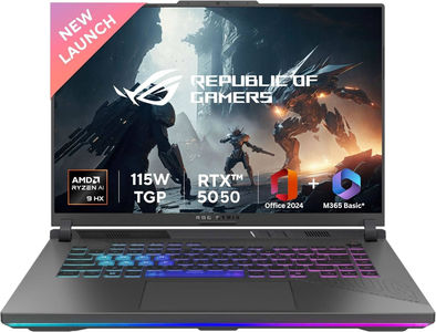 ASUS ROG Strix G16 G614PH-RV033WS Laptop (16 Inch | AMD Hexadeca Core Ryzen 9 | 16 GB | Windows 11 | 1 TB SSD)