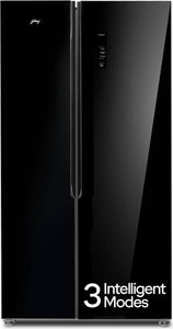 Godrej RS EONVELVET 600C RIT BK GL 600 L 3 Star Inverter Frost Free Side By Side Door Refrigerator
