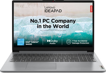 Lenovo IdeaPad Slim 15IGL7 (82V700KHIN) Laptop (15.6 Inch | Intel Celeron Dual Core | 8 GB | Windows 11 | 512 GB SSD)
