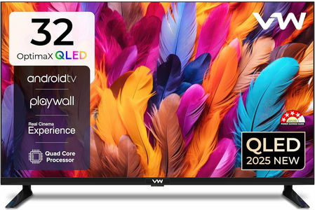 VW OptimaX Series VW32AQ1 32 inch HD ready Smart QLED TV