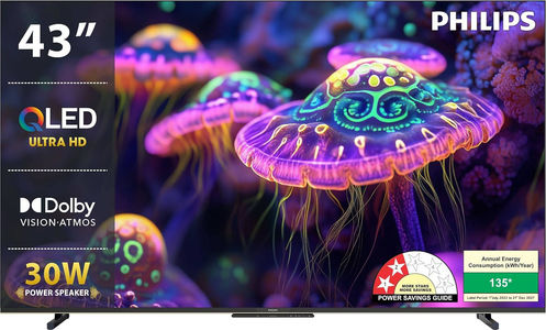 Philips Lumina Series 43PQT8100/94 43 inch UHD Smart QLED TV