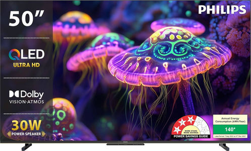 Philips Lumina Series 50PQT8100/94 50 inch UHD Smart QLED TV
