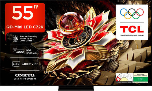 TCL 55C72K 55 inch UHD Smart QD-Mini LED TV