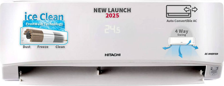 Hitachi 5400STXL RAS.G512PCBIBT 1 Ton 5 Star Inverter Split Air Conditioner