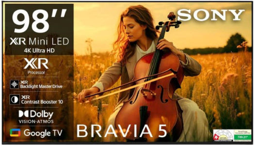 Sony BRAVIA 5 K-98XR55A 98 inch UHD Smart Mini LED TV