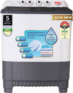 TCL 8.5 Kg Semi Automatic Top Load Washing Machine (TWT85-P103PW)