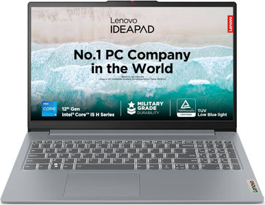 Lenovo IdeaPad Slim 3 15IAH8 (83ER00MDIN) Laptop (15.6 Inch | Core i5 12th Gen | 16 GB | Windows 11 | 512 GB SSD)