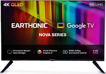 EARTHONIC NOVA NAE55UH4KQ719S 55 inch UHD Smart QLED TV