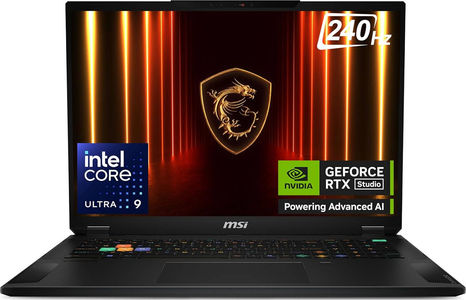 MSI Stealth 18 HX AI A2XWHG-043IN Laptop (18 Inch | Core Ultra 9 Series 2 | 32 GB | Windows 11 | 2 TB SSD)