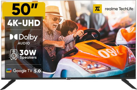 realme TechLife 50UHDGDRDDVB 50 inch UHD Smart LED TV