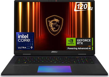 MSI Titan 18 HX AI A2XWJG-486IN Laptop (18 Inch | Core Ultra 9 Series 2 | 64 GB | Windows 11 | 6 TB SSD)