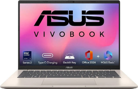 ASUS VivoBook 14 X1407CA-LY1581WS Laptop (14 Inch | Core Ultra 5 Series 2 | 16 GB | Windows 11 | 1 TB SSD)