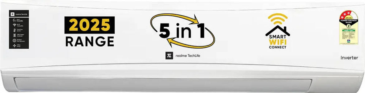 realme Techlife 103IAA25WRS 1 Ton 3 Star Inverter Split Air Conditioner