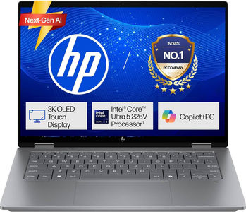 HP OmniBook X Flip 14-fm0099TU (C1QV9PA) Laptop (14 Inch | Core Ultra 5 Series 2 | 16 GB | Windows 11 | 1 TB SSD)
