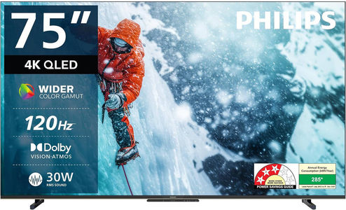 Philips 75PQT8100/94 75 inch UHD Smart QLED TV