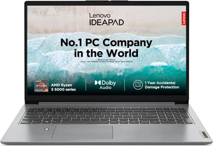 Lenovo IdeaPad 15ALC7 (82R400XSIN) Laptop (15.6 Inch | AMD Hexa Core Ryzen 5 | 8 GB | Windows 11 | 512 GB SSD)