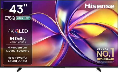 Hisense 43E75Q 43 inch UHD Smart QLED TV
