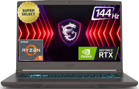 MSI Thin A15 B7UCX-105IN Laptop (15.6 Inch | AMD Hexa Core Ryzen 5 | 16 GB | Windows 11 | 512 GB SSD)