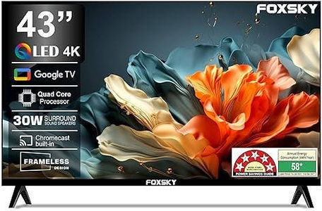 FOXSKY FS43GATV 43 inch UHD Smart QLED TV