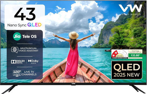 VW Nano Sync Series VW43JQ1 43 inch UHD Smart QLED TV