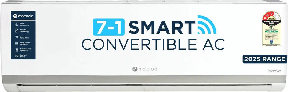 Motorola 153IPG25WMS 1.5 Ton 3 Star Inverter Split Air Conditioner