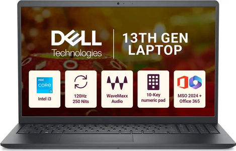 Dell Vostro 3530 (OVN353025001RINB1O) Laptop (15.6 Inch | Core i3 13th Gen | 16 GB | Windows 11 | 512 GB SSD)